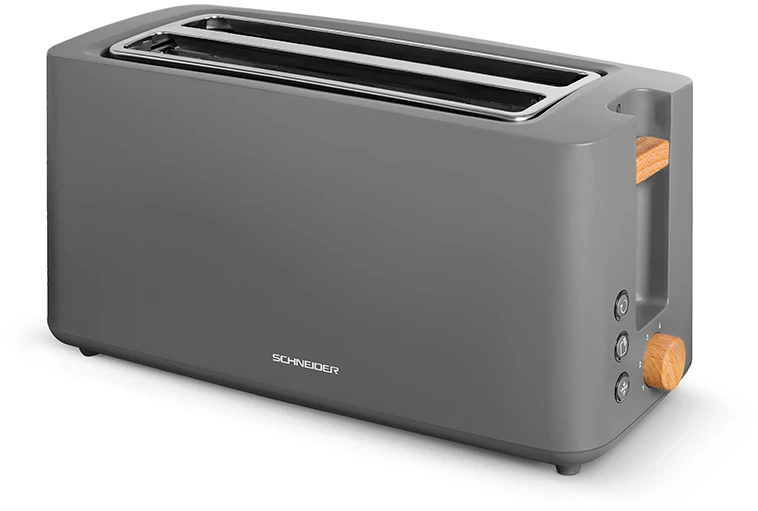 Skrudintuvas Schneider Elektro sprzęty i priedai Fjord Collection Long Slot Toaster Juodas
