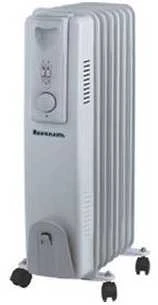 Elektrinis šildytuvas - Ravanson OH-11 2500W Baltas, Sidabrinis