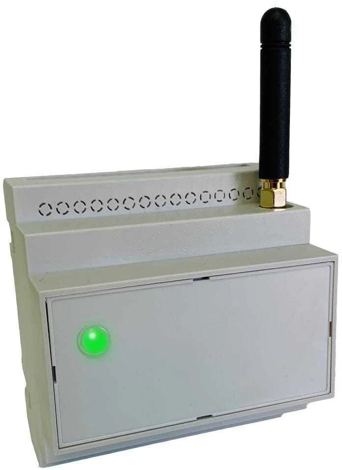 GSM2000 korpusas su antena ir žalia lempute