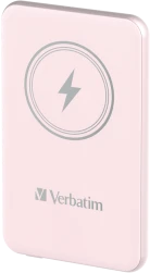 „Verbatim“ belaidis magnetinis išorinis akumuliatorius „n' Go“, 15 W, 5000 mAh, rožinis, 32243