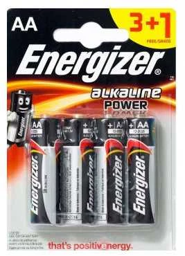 Energizer AA baterijos 3+1 pakuotė