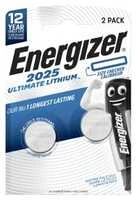 Energizer CR2025 ličio monetinės baterijos 3V, 2 vnt.