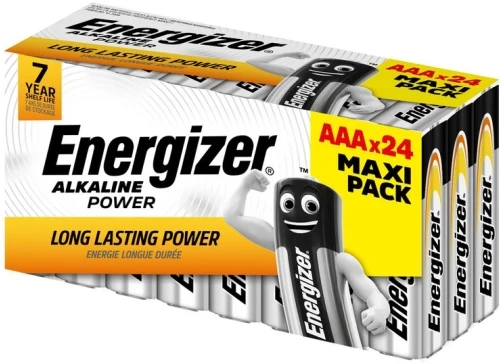 Bater. Energizer Alkaline Power AAA 24vnt