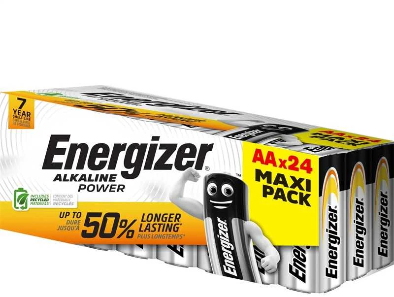 Baterijos Energizer Alkaline Power AA 24vnt