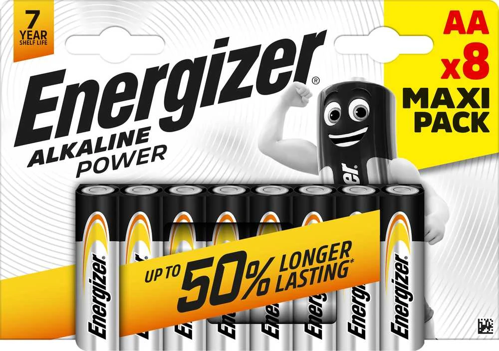 Energizer Bateria Power AA / R6 8 vnt.