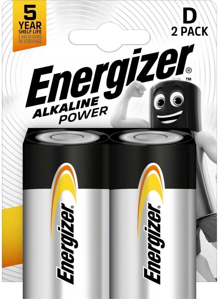 Energizer D tipo baterijų rinkinys
