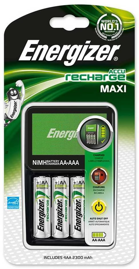 Energizer ENERGIZORIAUS ĮKROVIKLIS MAXI + 4AAPOWERPLUS