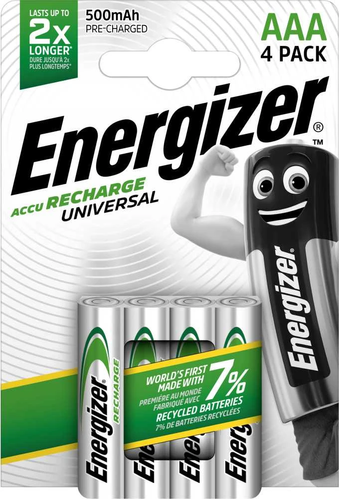 AKUMULIATORIUS BAT-AAA/AKU-500*P4 1.2 V Ni-MH AAA ENERGIZER