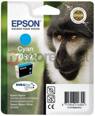 Epson T0892 rašalo kasetė, žalsvai mėlyna