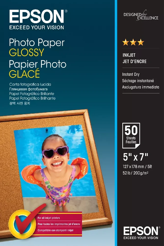 „Epson“ blizgus fotopopierius | Fotopopierius | 200 g/m² | 13 x 18 cm
