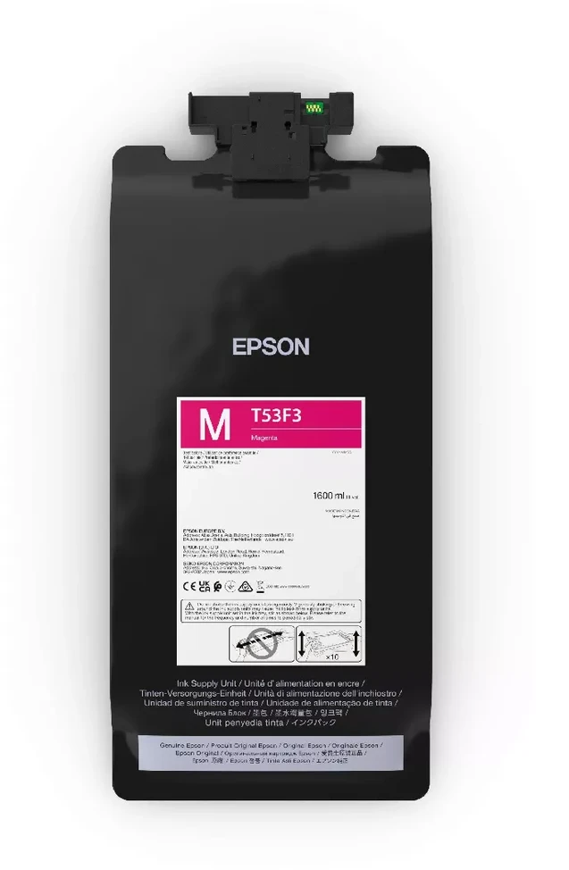 „Epson P“ serijos T53F30N rausvai raudonas IIPS rašalas, 1600 ml | „Epson C13T53F30N“ | „Epson T53F3“ – rausvai raudonas – originalus – rašalo maišelis | „Epson UltraChrome Pro6“ | rausvai raudonas