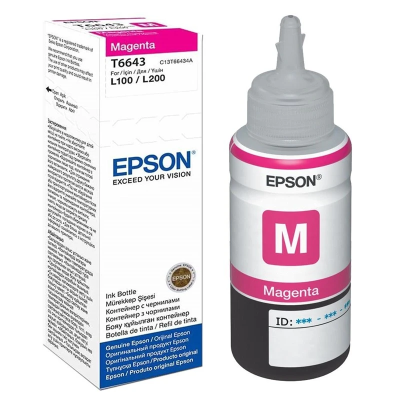 EPSON T6643 rausvos spalvos rašalinė