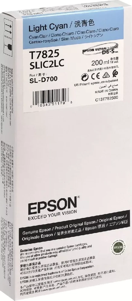 Epson T7825 Light Cyan SURELAB SL-D700 | Epson