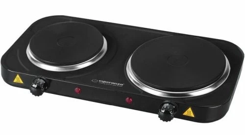 Elektrinė Kaitlentė - Esperanza EKH014K 2 Zona 2500W 5 Galingumo Lygiai Juoda