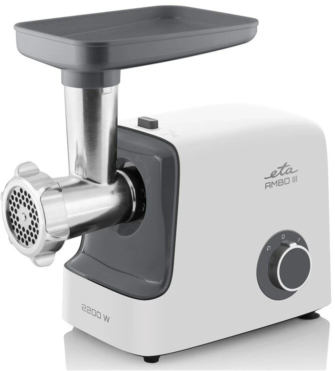 ETA Ambo III mėsmalė | ETA507590000 | Balta | 2200 W | Malimo greitis - iki 2,5 kg / min