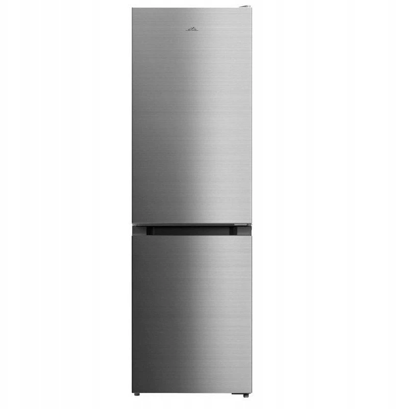 ETA Šaldytuvas | ETA275590010E | Energy efficiency class E | Free standing | Combi | Height 150 cm | Šaldytuvas net capacity 115 L | Šaldiklis net capacity 59 L | 39 dB | Stainless Steel