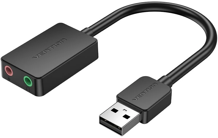 Išorinė garso plokštė USB 2.0 Vention CDYB0 2 prievadų 0.15 m