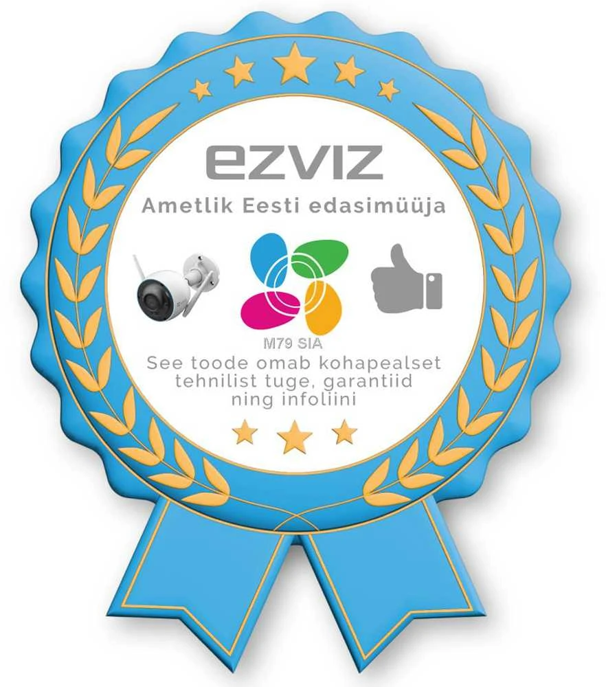 Ezviz H1c Smart Home Camera 1080p, Wi-Fi, Baltas - vidaus vaizdo stebėjimo kamera