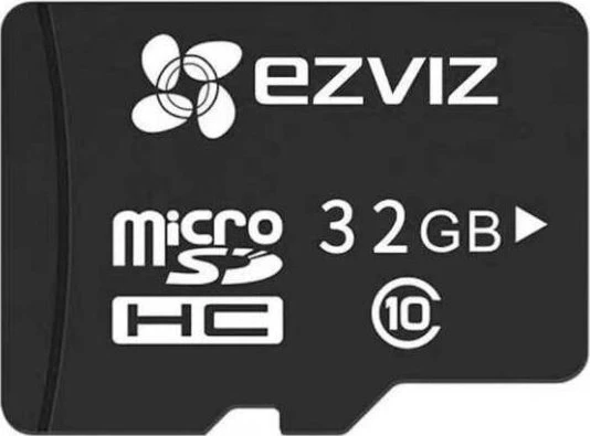 Atminties kortelė telefonui Ezviz 32GB UHS-I 10 klasės išmanioji Micro SD kortelė, tobulai tinkanti Full HD vaizdo įrašams r90mbps/w20Mbps