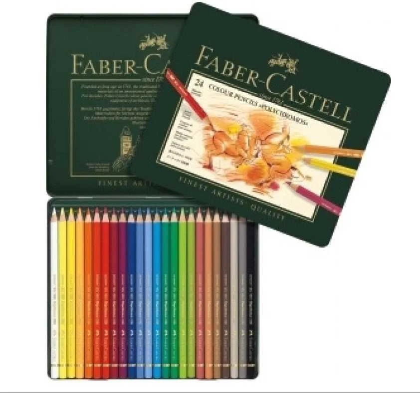 Spalvoti pieštukai Faber-Castell Polychromos Art&Graphic, 24 spalvos