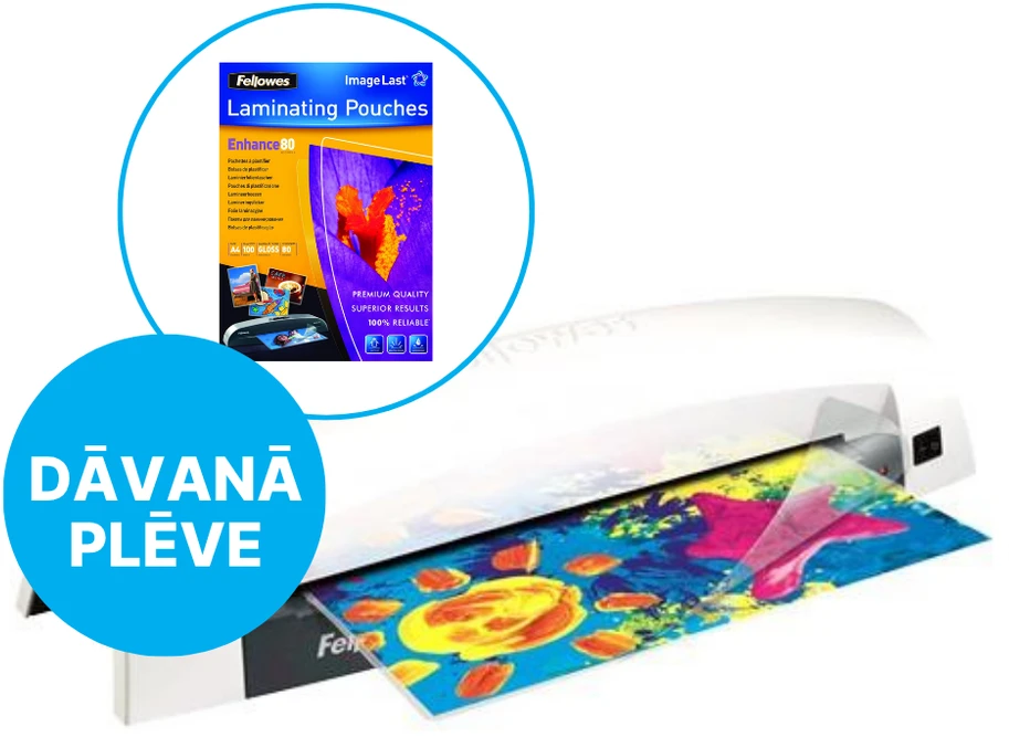 Fellowes Laminavimo aparatas LUNAR, A4 80mic