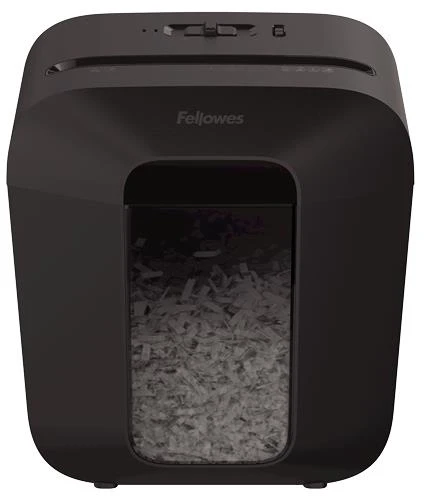 Fellowes Powershred | LX25 | Juodas | 11,5 l | Kreditinių kortelių smulkinimas | Popieriaus apdorojimo standartas/išvestis 6 lapai per eigą | Skersinis smulkintuvas | Garantija 24 mėn.