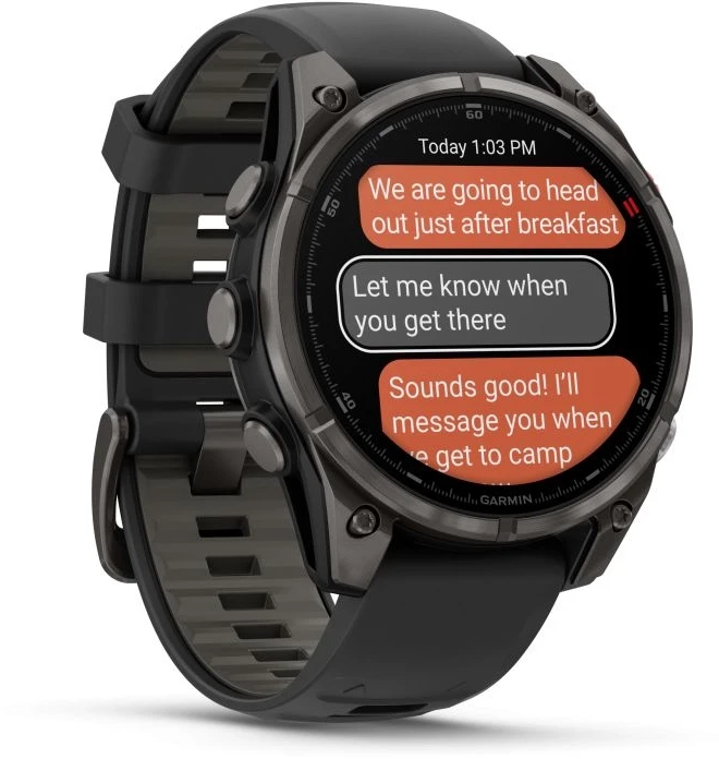 Išmanusis laikrodis - Garmin fēnix 8 Pro 1.4" AMOLED GPS, 15 dienų baterijos veikimo laikas, pilka