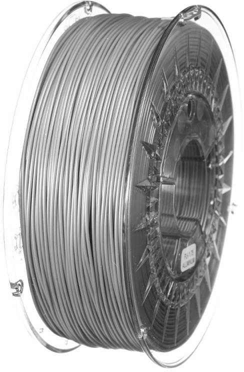3D plastikas Devil Design PLA 1.75mm 1kg - Aluminum