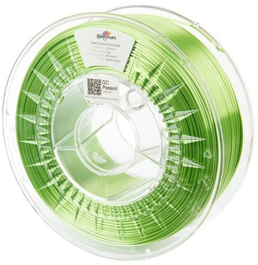 Spectrum Filament Spectrum Apple Žalias PLA SILK 1,75 mm 1kg