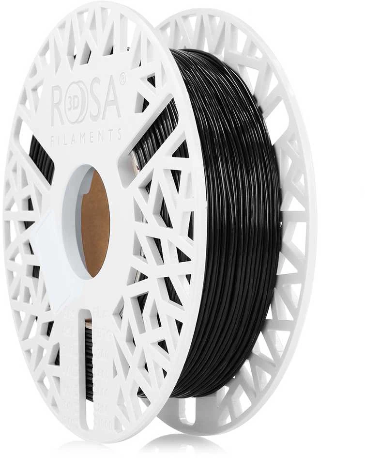 Plastikas Rosa3D Flex 96A - 1.75mm - 0.5kg - Juodas