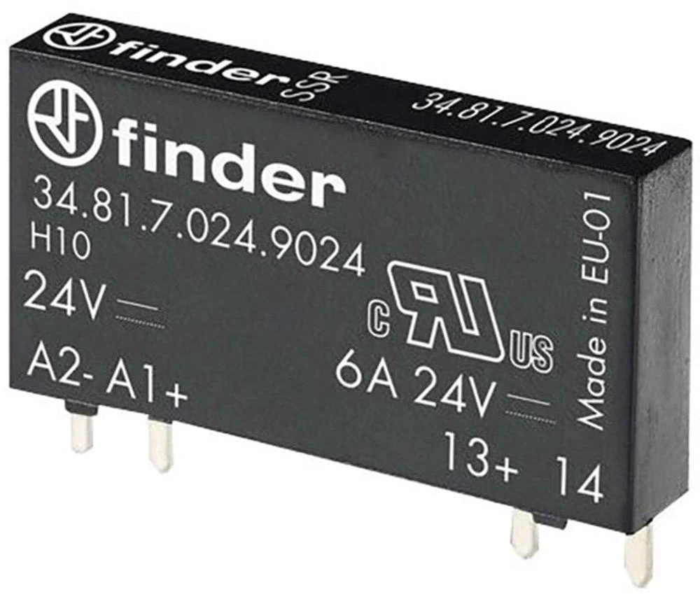 „Finder“ kietojo kūno relė 1F 1A 16–30 V DC (34.81.7.024.9024)