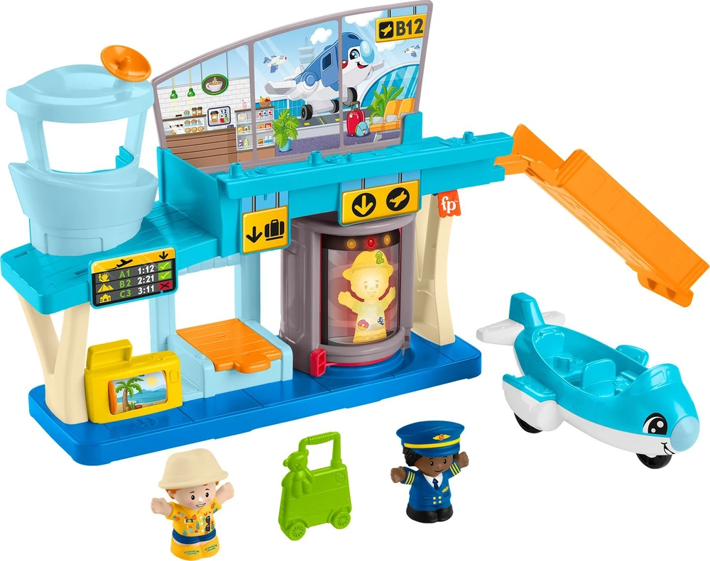 „Fisher-Price“ mažylių žaidimų rinkinys „Kasdieniai nuotykiai“ oro uoste (HTJ26)
