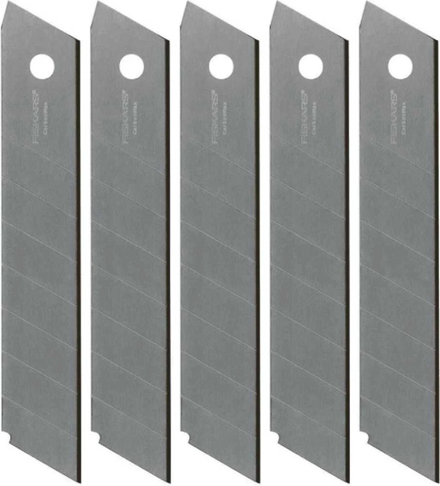 Fiskars CarbonMax Ašmenys universaliam peiliui laužomais ašmenimis 18mm 5 vnt., 1027232