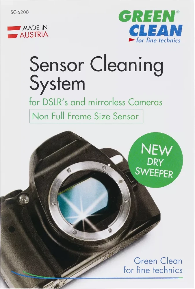 Valiklis Green Clean Žalias Clean Kamera valymo rinkinys - Žalias Clean do koszyka Non Full Frame matrices