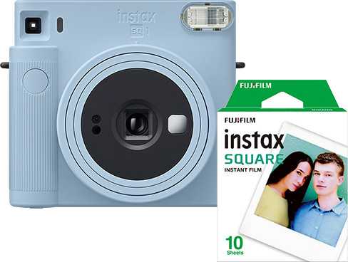Fujifilm Instax Square SQ1, ledyno mėlyna + plėvelė