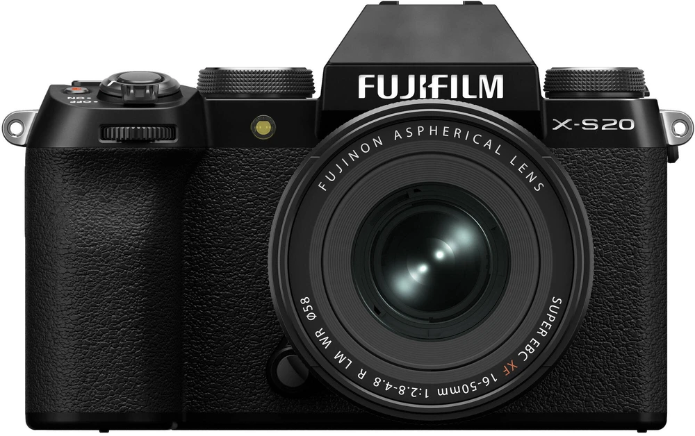 Sisteminis fotoaparatas FUJIFILM X-S20 + XF16-50mm F2.8-4.8 R LM WR, Juodas