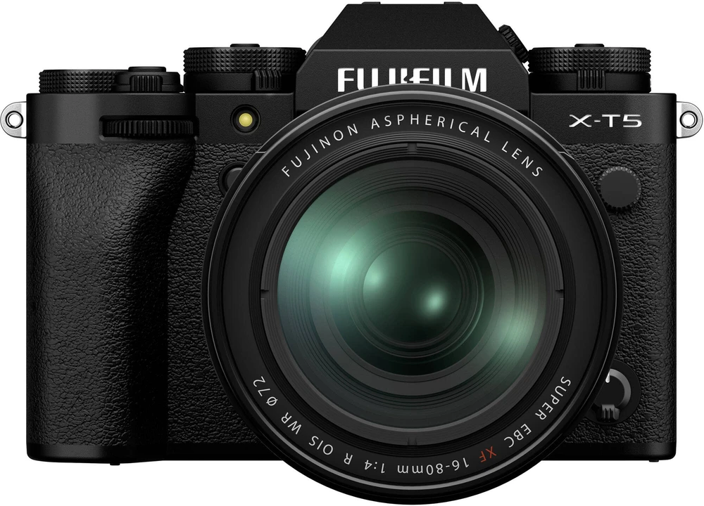 Sisteminis fotoaparatas Fujifilm X-T5 + XF16-80mm F4 R OIS WR Juodas (juodas)