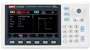 Funkcinis ir laisvos formos signalų generatorius, 30MHz; 2 kanalai, 14bit, 200 MSa/s, LCD TFT 4,3"; UNI-T