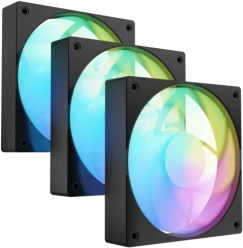 Fury SAI S12 ARGB PWM juoda - 3 ventiliatorių rinkinys