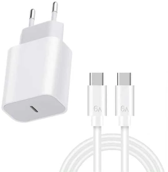 Fusion Accessories Įkroviklis Canyon Energy GaN 67W USB-C / USB-A / 3A Baltas