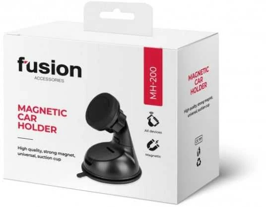 Fusion Accessories Fusion MH-200 automobilinis laikiklis skydeliui arba priekiniam stiklui su magnetu juodu