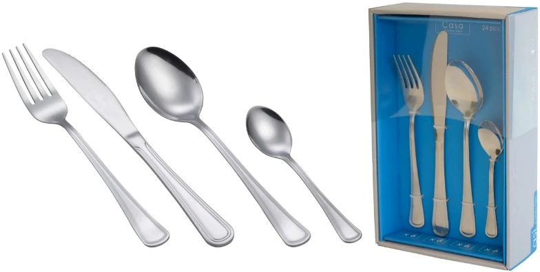 Fiskars Asi Collection Stalo įrankių rinkinys 24vnt. Casa 4,0 1,7 1,7 1,7 1,7 1,5 mm