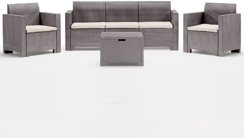 Lauko baldų komplektas Bica Sodo baldų komplektas Set Nebraska 3 beige