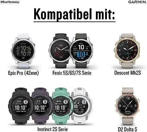 Garmin Acc 20 mm UltraFit 2 nailoninė juosta pilka WW/Asia