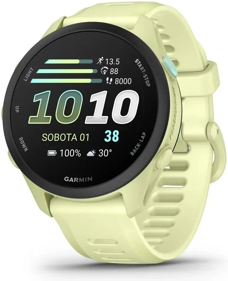 „Garmin Forerunner 70“ išmanusis laikrodis, citrinų spalvos