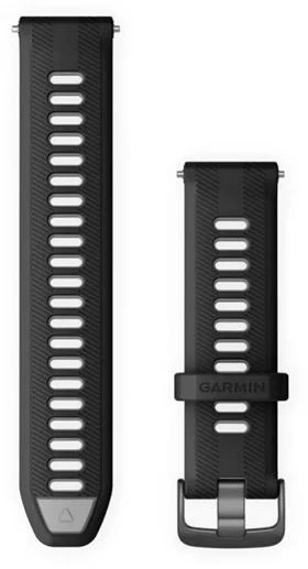 Garmin Forerunner 965 Laikrodžių dirželiai, Juodas / pilkšvas, 22 mm