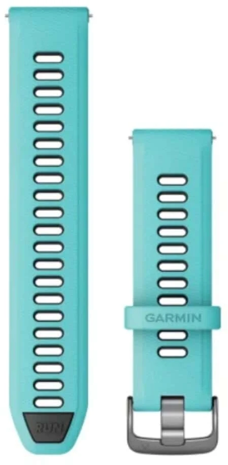 Garmin Forerunner 265 Greitai atsegamas laikrodžio dirželis, 22 mm, Juoda/Mėlyna