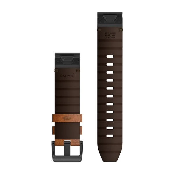 Odinis laikrodžio dirželis „Garmin QuickFit“, 22 mm, kaštonų spalvos, 010-12863-05
