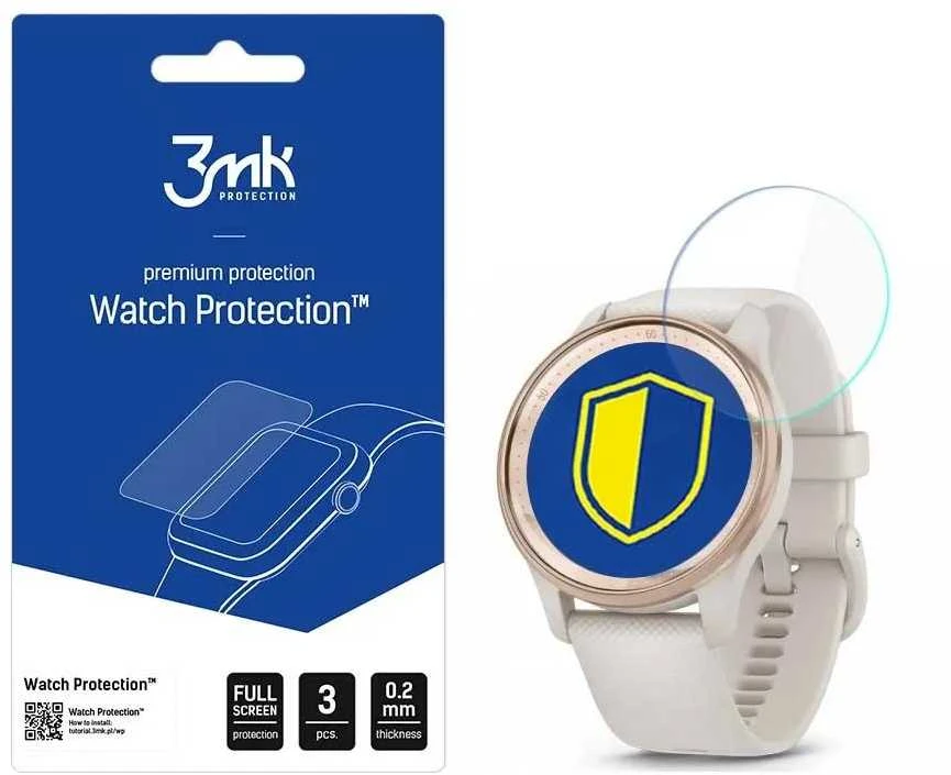 3MK plėvelė ARC Garmin Vivomove TrendFullscreen plėvelė