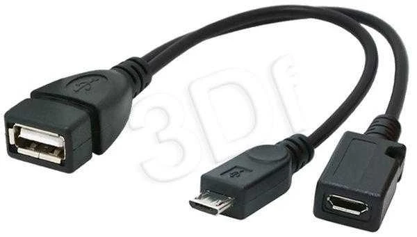 GEMBIRD A-OTG-AFBM-04 cable USB OTG AF to micro BM + micro BF 0.15 m